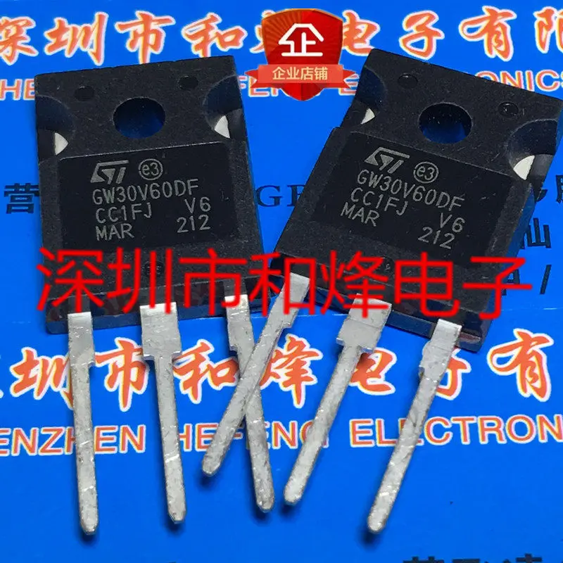 5pcs/lot GW30V60DF STGW30V60DF  TO-247 600V 30A