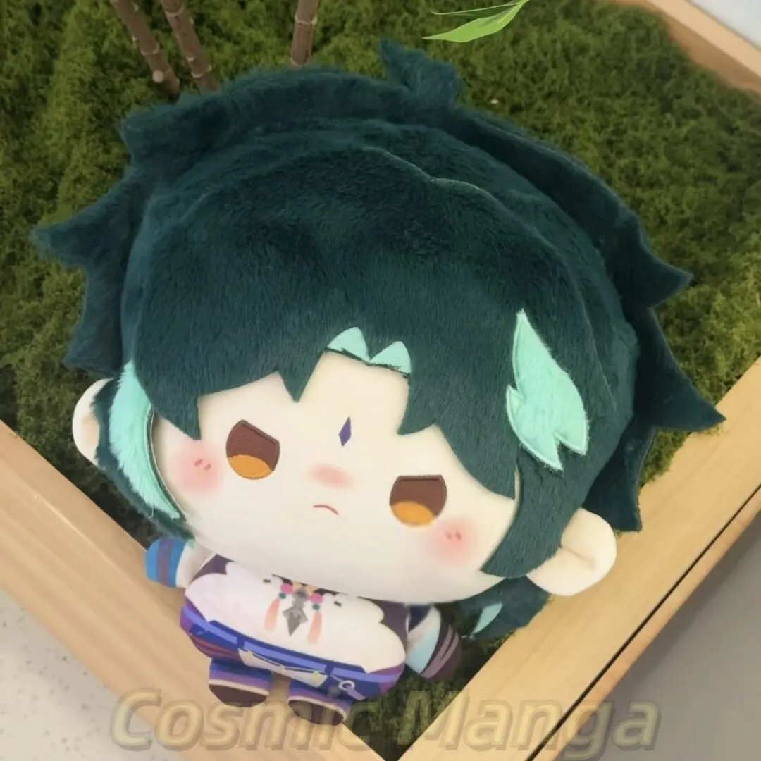 

Genshin Impact Xiao Venti Wanderer Zhongli Anime Cartoon Big Head Figure Idol Plushies Pillows Birthday Gift Pillow Cosplay Gift