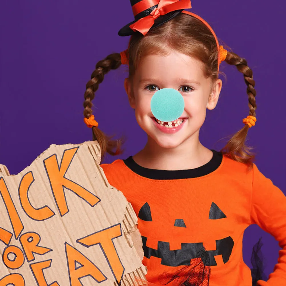 40 szt. Kompaktowych nosów klaunów, łatwe do założenia i zdejmowania, idealne na imprezy cosplay, akcje cyrkowe, festiwale Halloween, prezent dla dzieci.