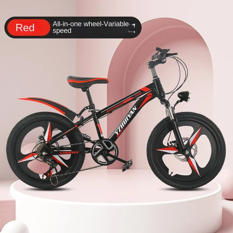 Cooya New Kids Mountain Bike Boys & Girls 6-8-10-12 Years Old Big Kids Variable Speed Disc Brake Bike Bicicleta Bmx Road Bike