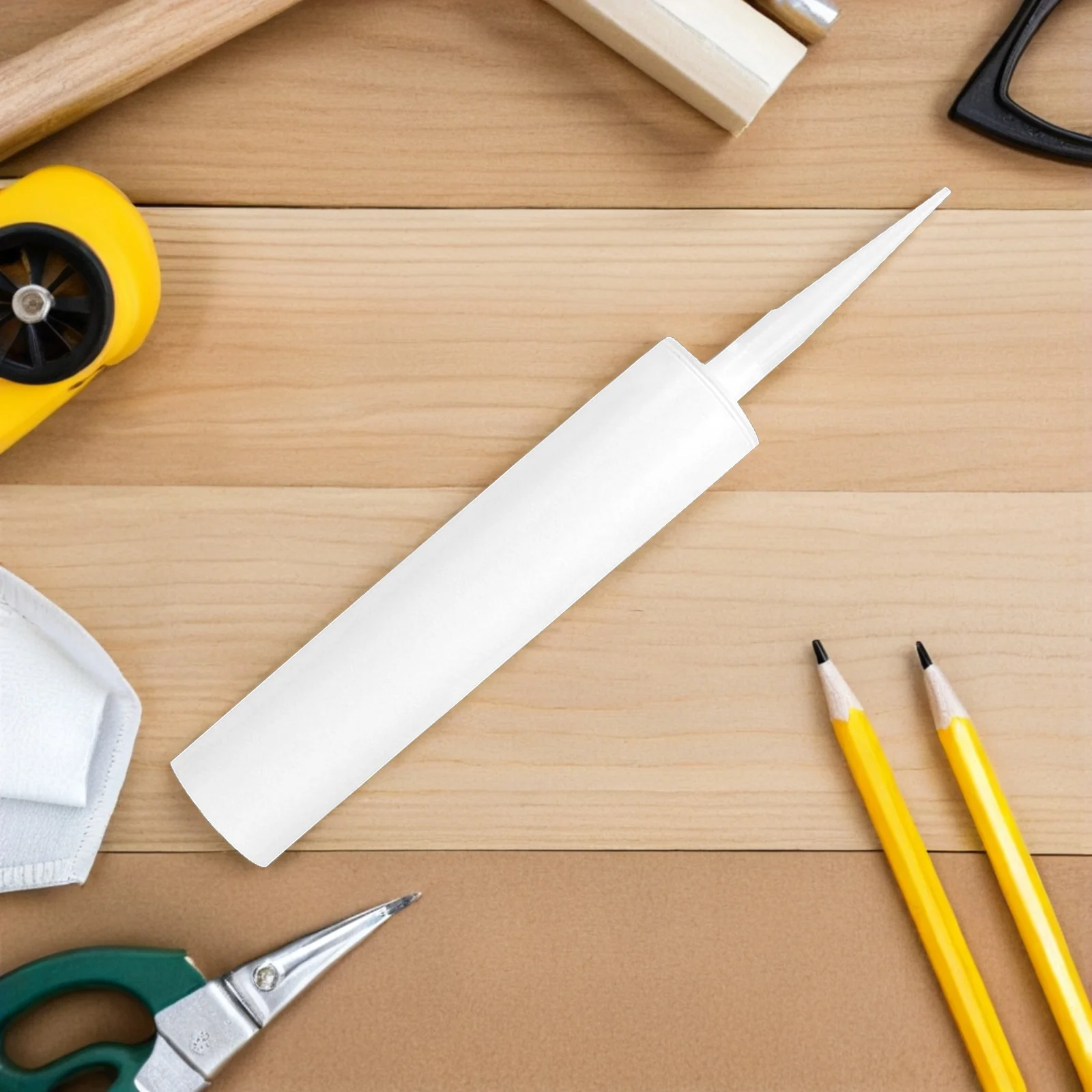 

3pcs Empty Caulking Tubes Reusable Sealant Refillable Waterproof Plastic Hose for Tile Grouting Repairing Leaks