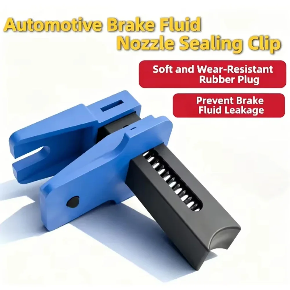 Automotive Brake Fluid Line Stopper Plugs 4Pcs Anti-Leak Sealing Tool Avoid Oil Spill During Brake Maintenance