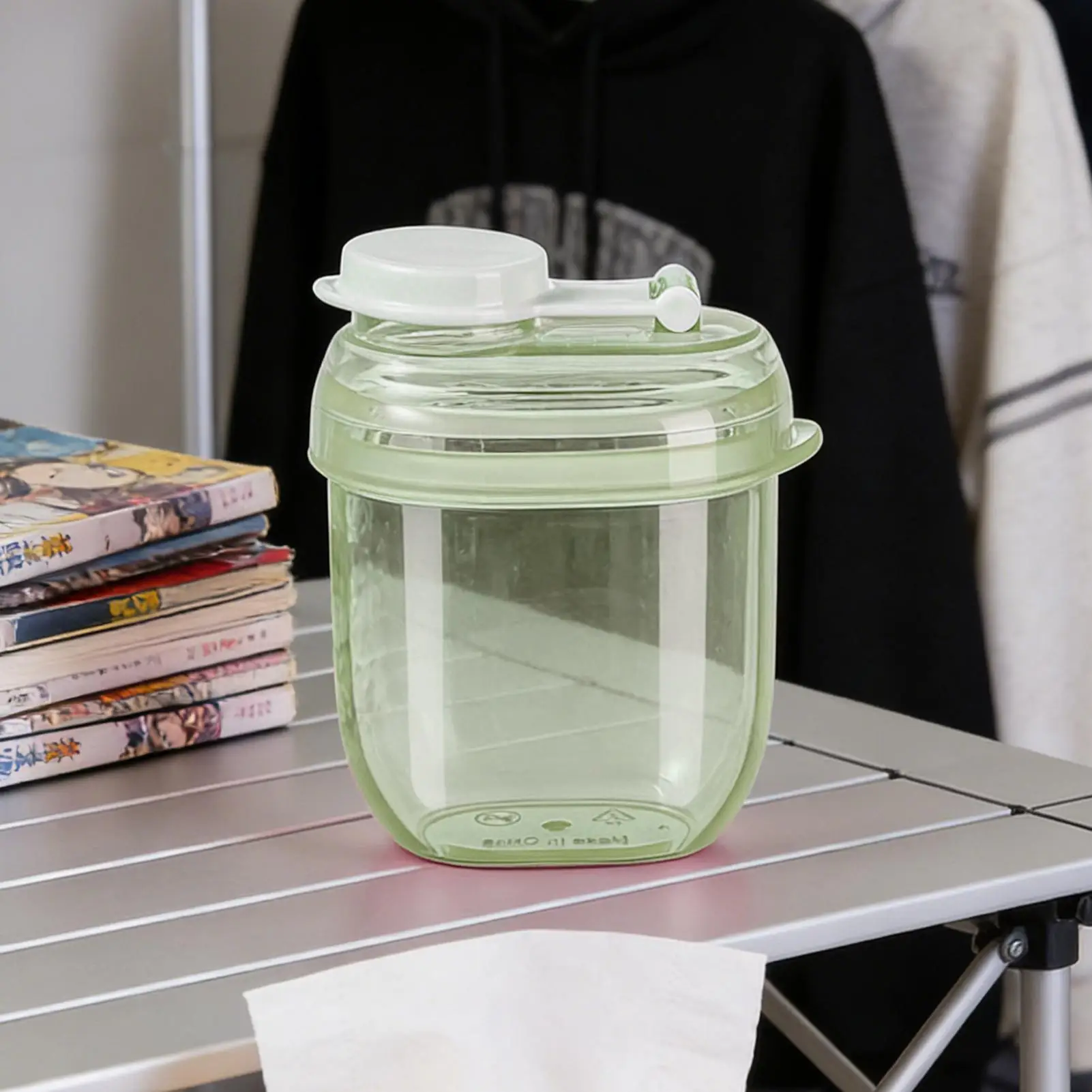 

Leakproof Reserve Box Powder Formula Dispenser Food Storage Holder Sealed Portable Formula Dispenser for Home Kitchen Travel