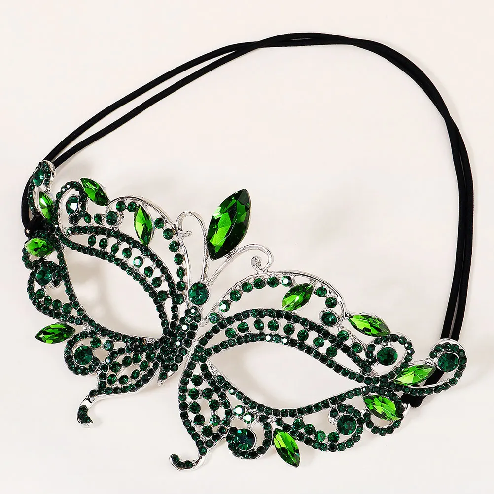 

Elegant Rhinestone Princess Mask Diamond Masquerade Carnival Party Costume Cosplay Halloween Fancy Dress Women Lightweight Zinc