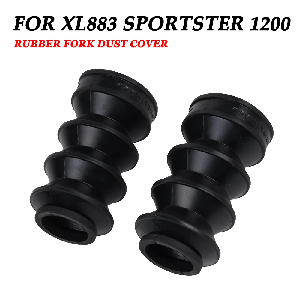 For Harley For Sportster For Dyna FX XL 883 1200 XL883 Motorcycle Parts Rubber Front Fork dust cover Gaiters Gators Boots Cover