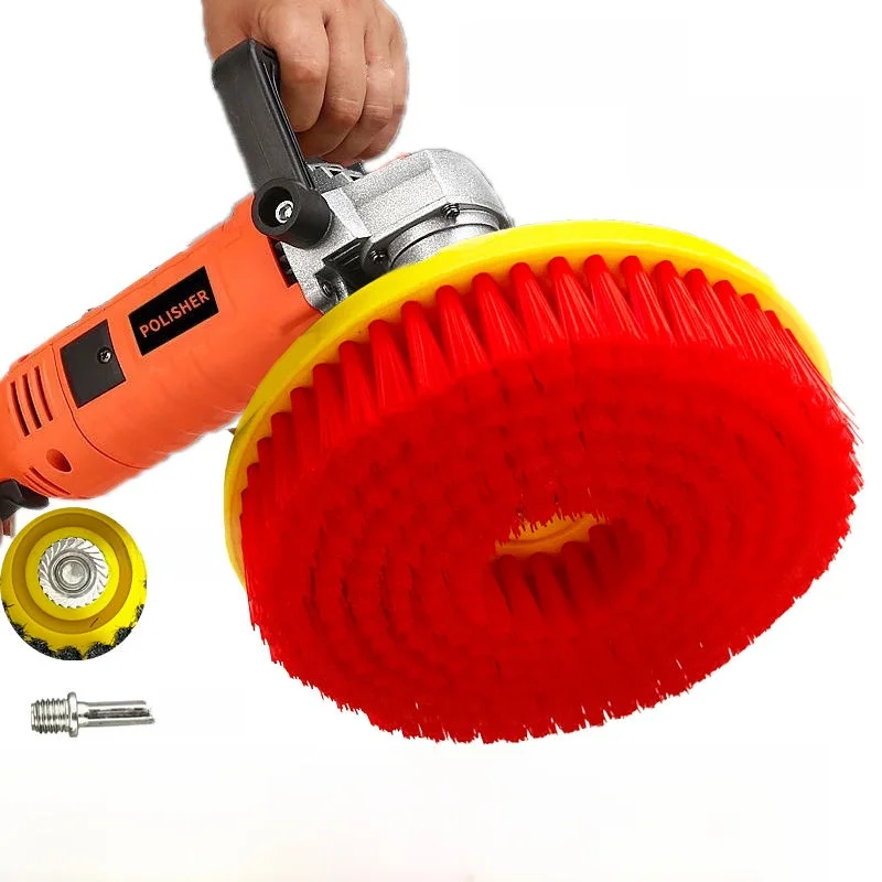 

Cleaning Bru for Batoom Carpet Poliing Large Area Floor Waing Toilet Rotating Cleaning Bru Household Tool