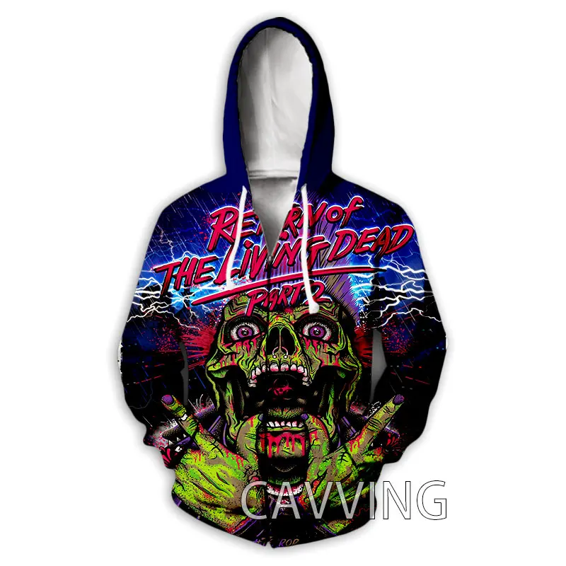 

CAVVING 3D Printed Return Of The Living Dead Zipper Hoodies Zip Hooded Sweatshirt Harajuku Hoodie Sweatshirt for Men/women H03