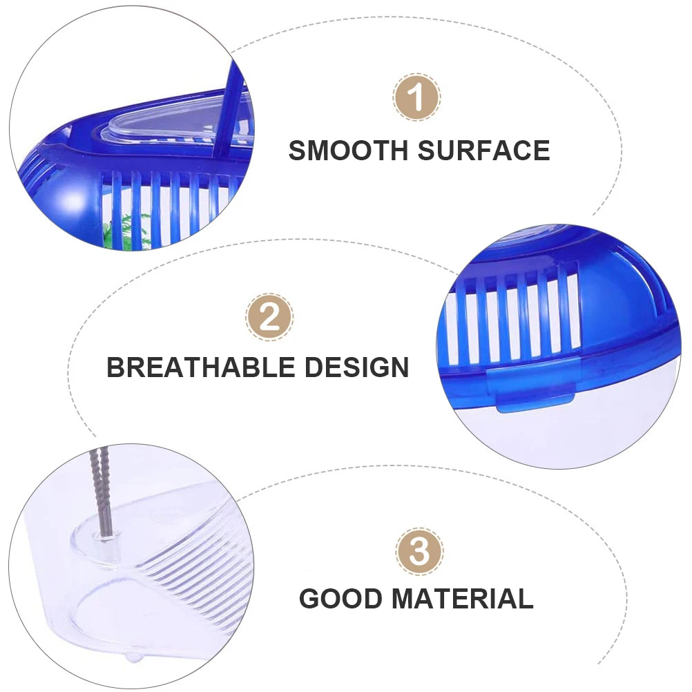 

1pc Plastic Turtle Tank Drying Platform Strong Non-Toxic Pp Material Handle Cover Easy Cleaning Rest Swimming Sunning Egg Laying