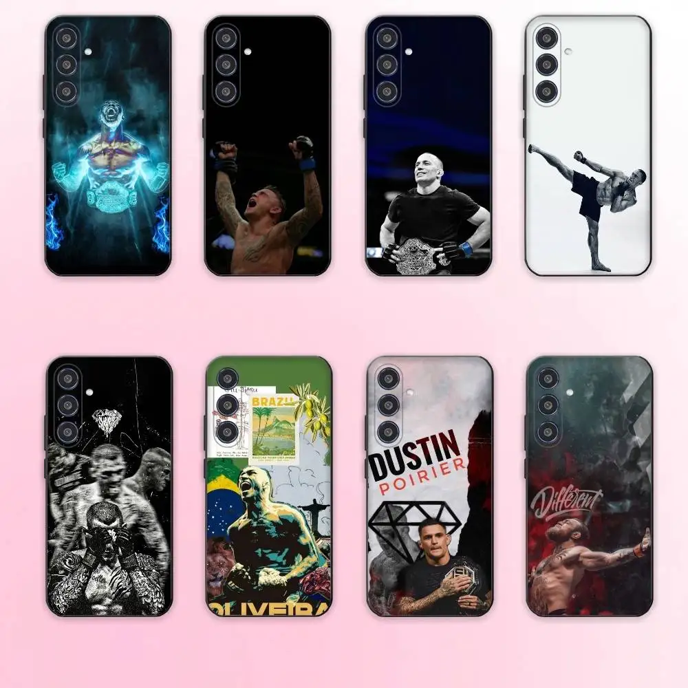 

Dustin Poirier Boxing Fighting Phone Case For Samsung Galaxy A73,A72,A71,A70,A53,A52,A51,Others Soft Black Cover
