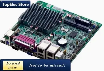 TopElec J1900 J1800 Motherboard Mini-ITX SBC IPC Mainboard Industrial Fanless Board Mini ITX With ATOM Quad Core DC-12V COM LAN