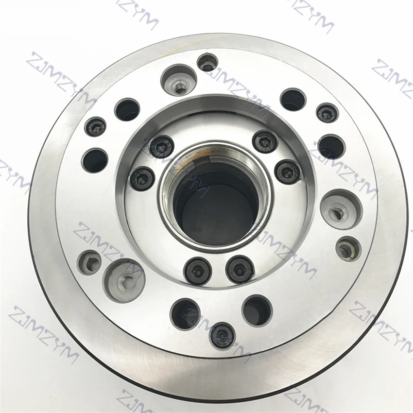 Imagem -03 - Hidráulica Chuck Chuck Chuck Três-maxila da Pressão do Óleo Hidráulico Oco Chuck para Cnc Torno Mecânico Sb204 Sb-205 Sb-206 Sb-208