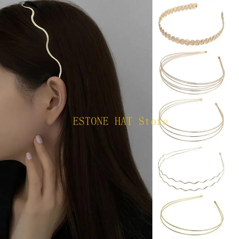

49MF Headband Base For Diy Bridal Crown Headwear Making Head Jewelry Accessories