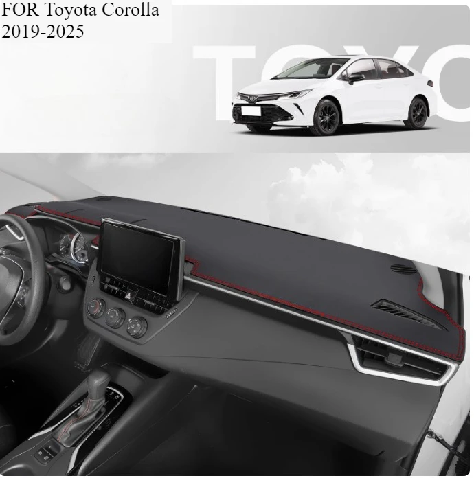 

FOR Toyota Corolla 2019-2025 Car Styling Dash Mat Dashmat Dashboard Mat Cover Sun Shade Dash Board Cover Carpet Auto Accessories