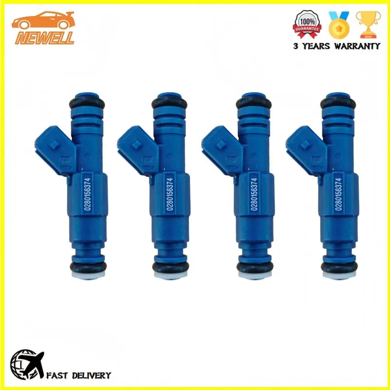 

4pcs 0280156374 Fuel injector For Audi 100 80 C4 B3 B4 A6 For VW GOLF JETTA POLO I/II PASSAT B3/B4 Coupe Convertible