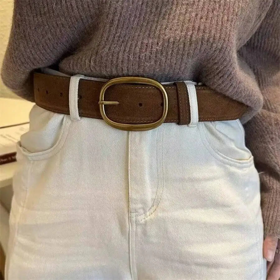 Retro-Gürtel im Y2K-Stil, neuer PU-Ledergürtel, vielseitig für Jeans und weite Hosen, hochwertig – Detail 2