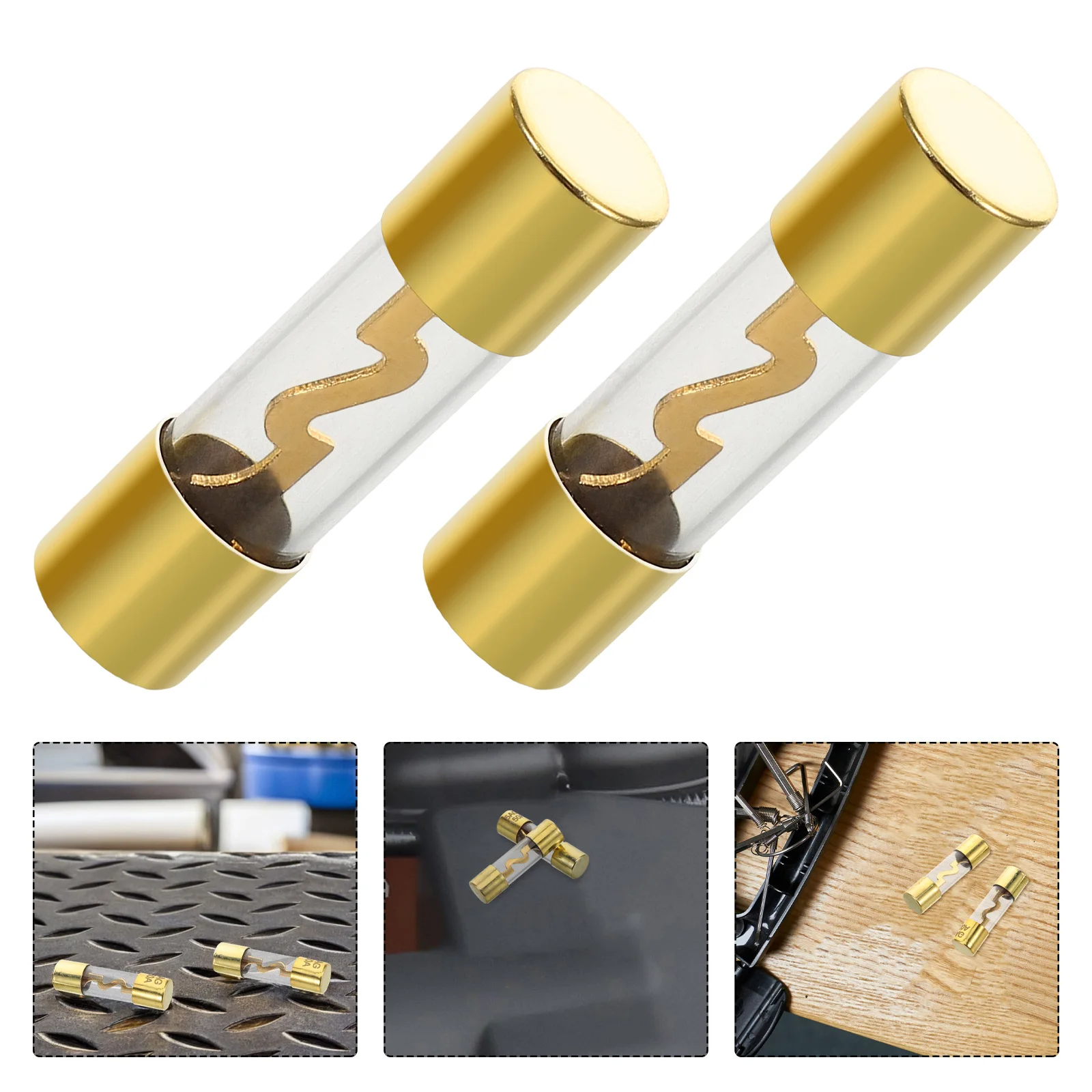

2pcs Holder Automotive Amp Audio Tube Tubular Alloy High Load Capacity Durable Materials Easy Installation Vehicle Supplies