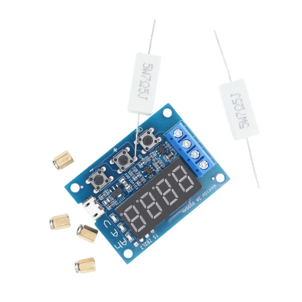 ZB2L3 Tester di capacità della batteria scarica di carico esterna batteria 1.2-12V 18650 ecc. modulo di prova di capacità