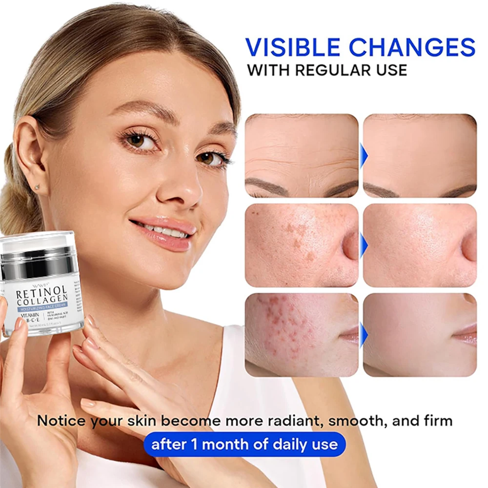 

Retinol Anti-aging Face Cream Collagen Anti-Wrinkle Moisturizing Oil Control Lifting Firming Day Cream For Face Skin Care Creams