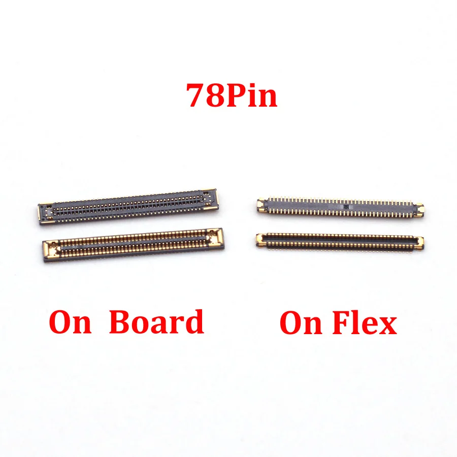 10PCS/Lot For Samsung A52 A525 A525F A526 A526B A72 A725 A725F LCD Display Screen FPC Connector Port On Mainboard / Flex Cable