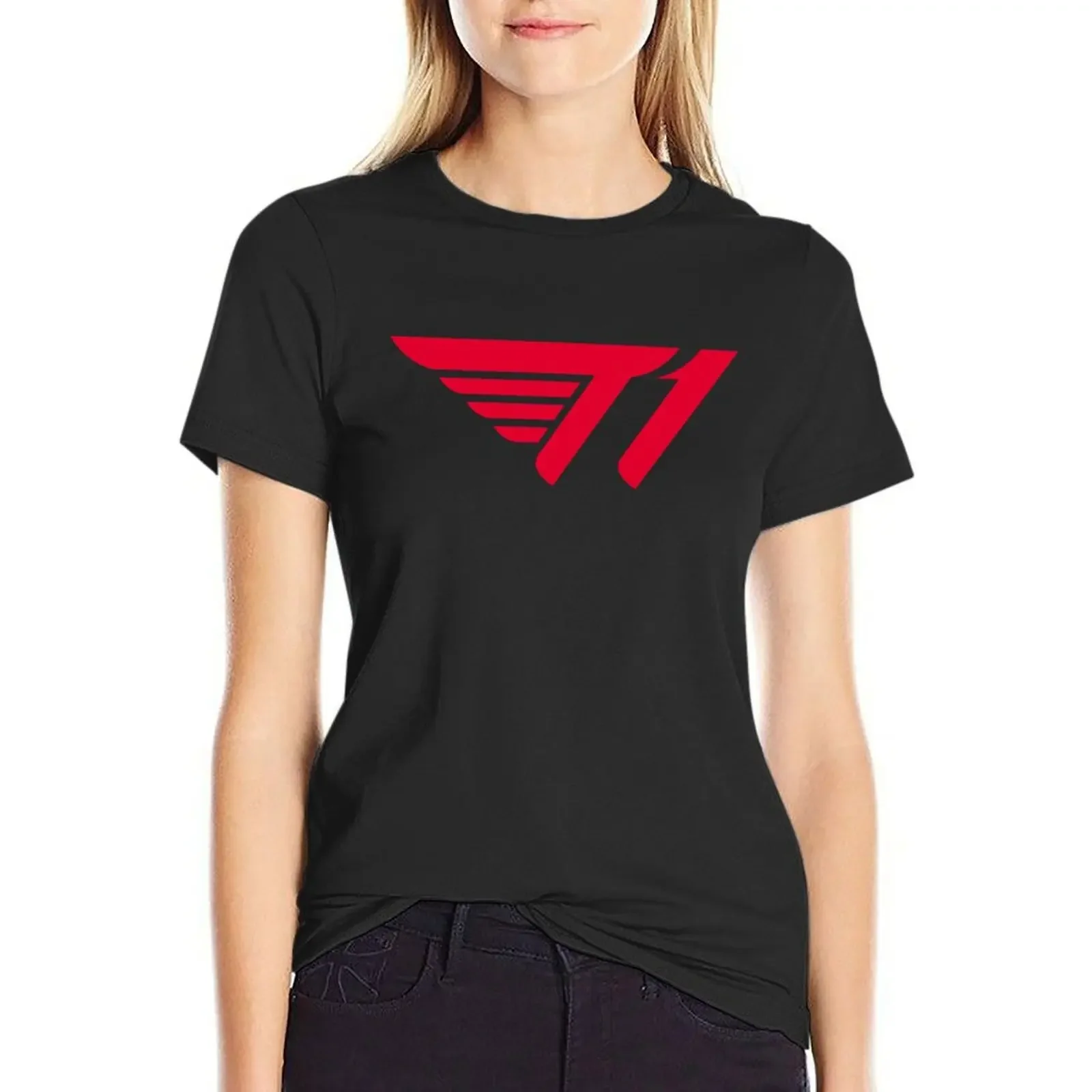 

Skt T1 Merch Skt T1 Logo T-Shirt animal print shirt for girls hippie clothes summer top designer clothes Women luxury