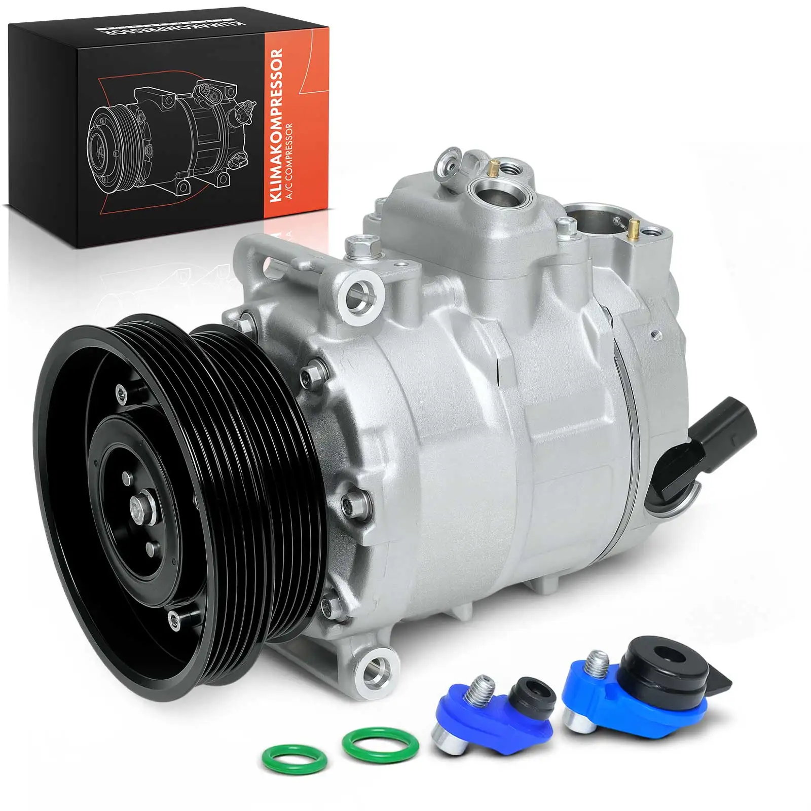 Frankberg 1x klimaatcompressor voor Audi A3 Q3 TT VW Kever Golf VI Jetta III IV 2.5L 1K0820859G 1K0820808C 1K0820808G 140378