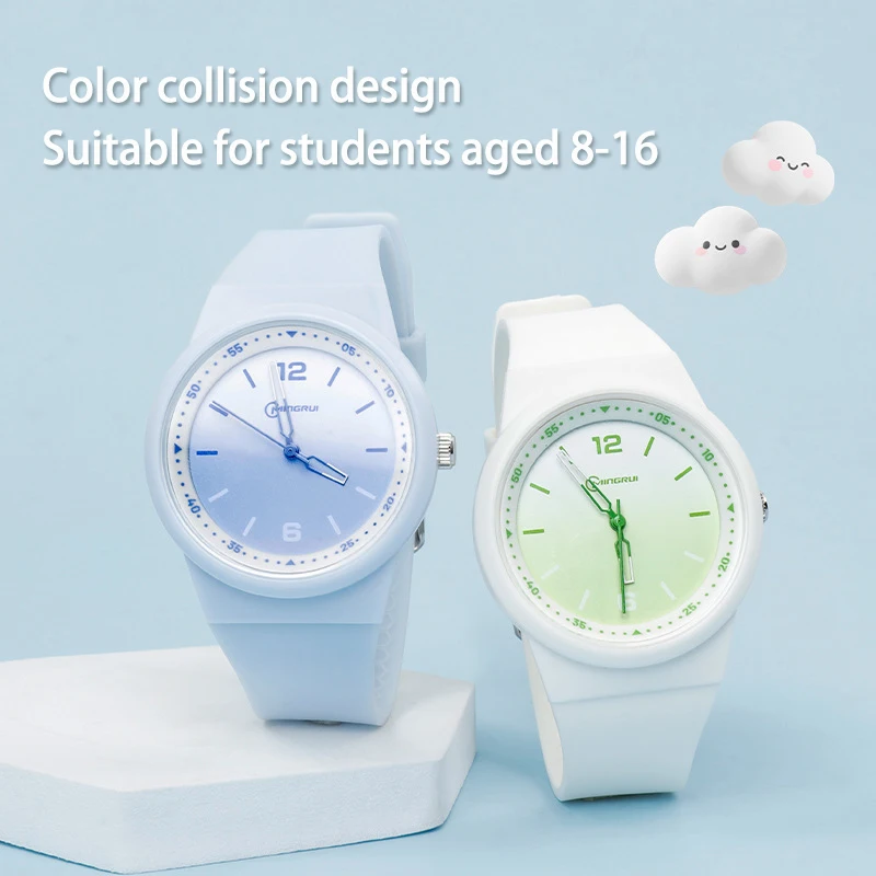 ZH228 ساعة أطفال كاجوال وعصرية جديدة مقاومة للماء بطول 30 مترًا كوارتز ﻿