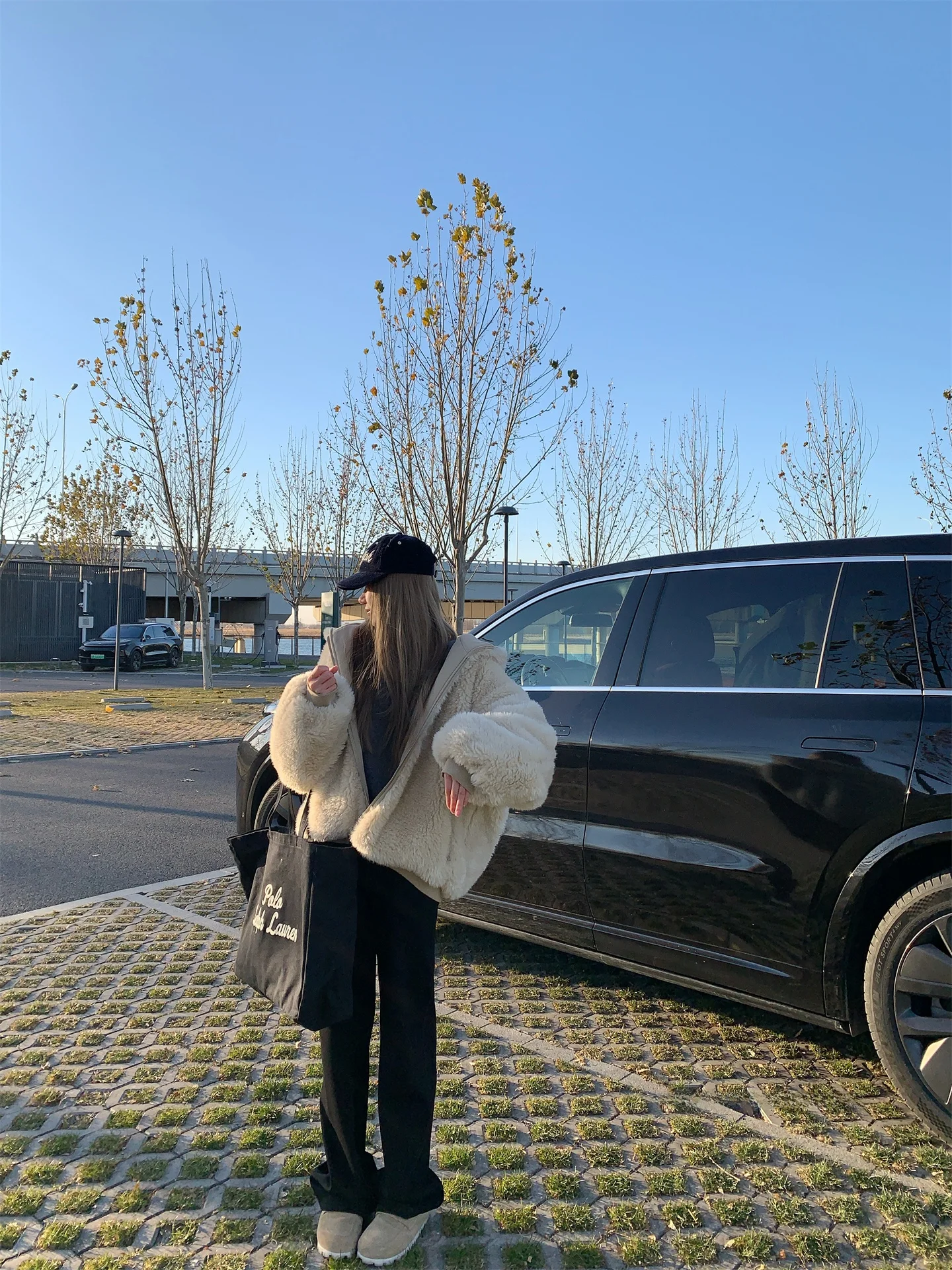 

Двусторонняя женская куртка Tannin Teddy Bear из экологичной хлопковой смеси, повседневная, свободного кроя, теплая верхняя одежда