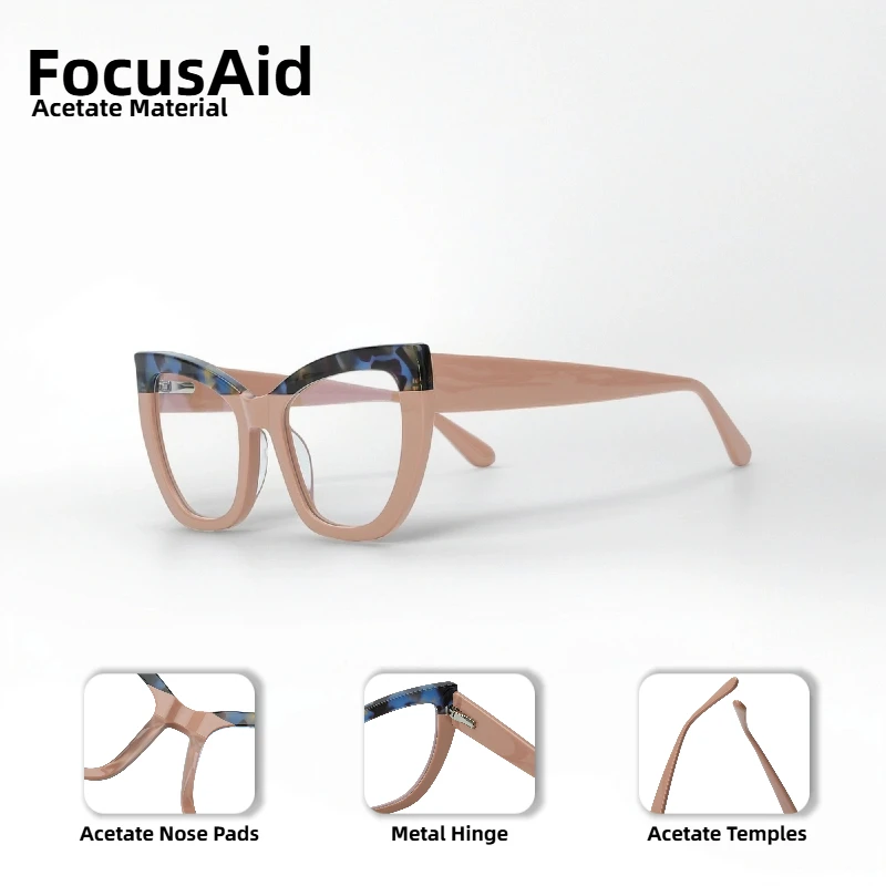 

Сексуальные женские очки «кошачий глаз» с леопардовым принтом в стиле ретро без оправы по рецепту, высококачественные модные ацетатные оптические оправы