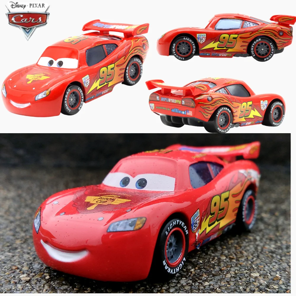 

1:55 Disney Pixar Cars Toy King Chick Hicks Молния Маккуин Джексон Шторм Литая под давлением игрушечная машинка для детей