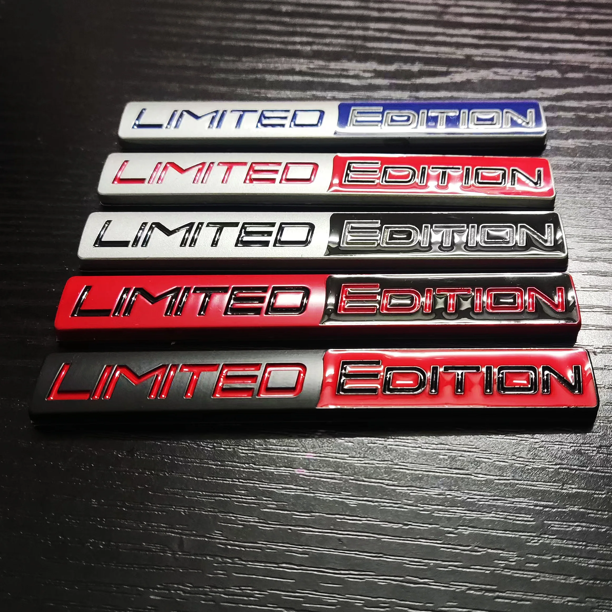 3d Metal Limited Edition Emblem Badge Decal Sticker Auto Racing Sport Emblem For Car Trunk Fender Side automobile interior