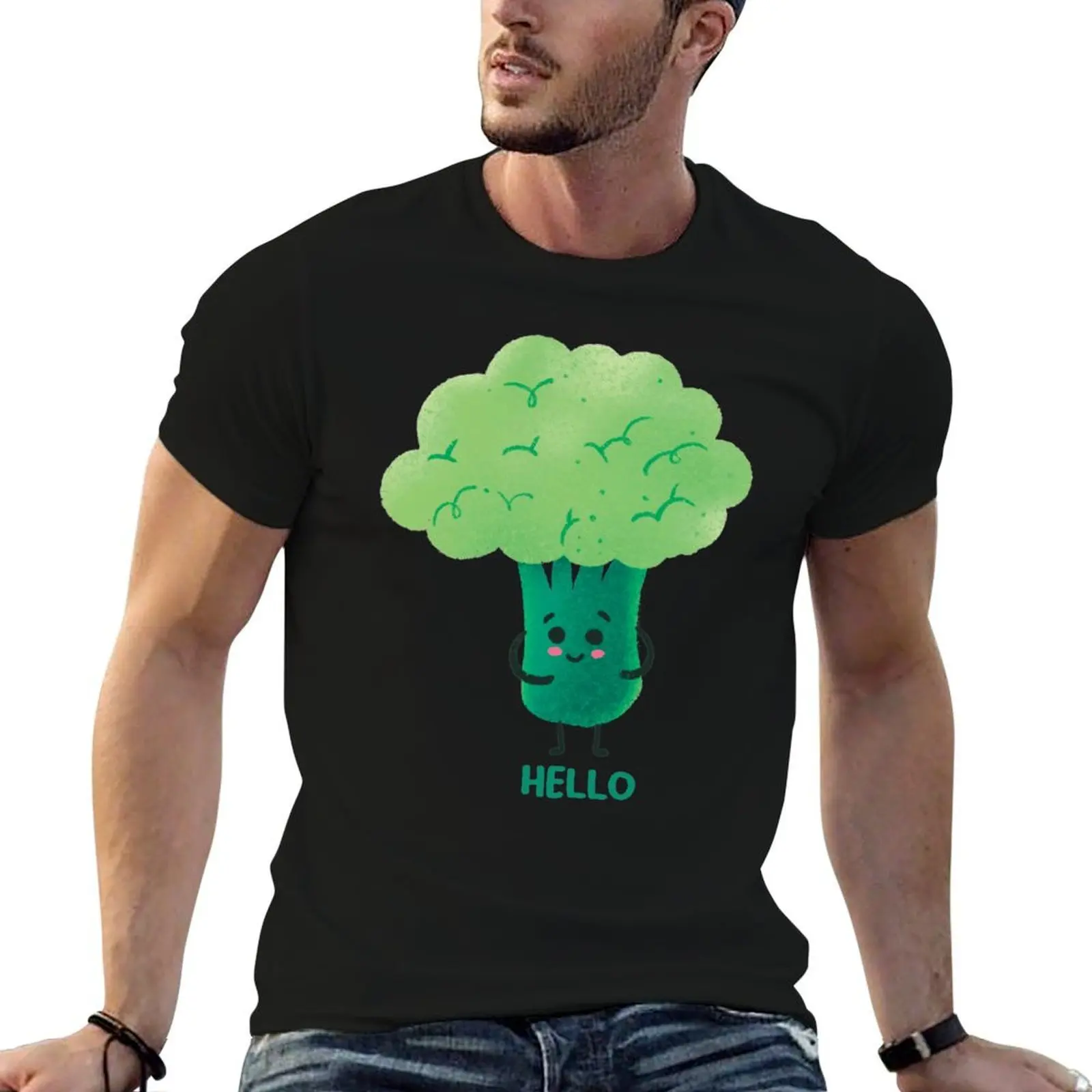 

Cute Broccoli T-Shirt t shirt man plain t shirts for man graphic vintage T-Shirt