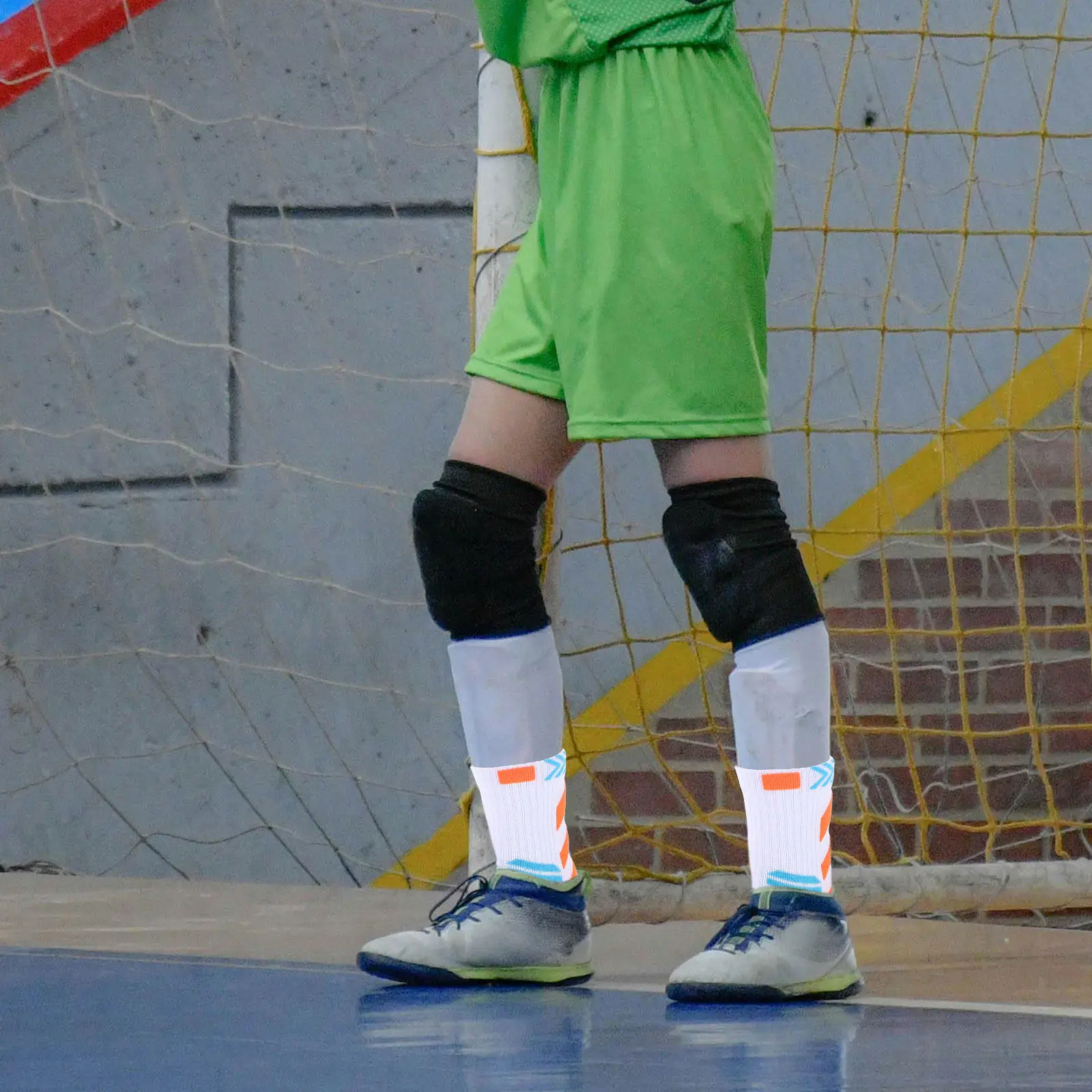 

1 Pair Kids High Top Basketball Socks Thick Towel Bottom Breathable Mid Calf Sports Socks Non Slip Wear Resistant for School