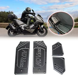 For HONDA ADV350 ADV 350 2020 2021 2022 2023 Motorcycle Footrest Foot Pads Pedal Plate Pedal Pad Driver Foot Pedal aluminum