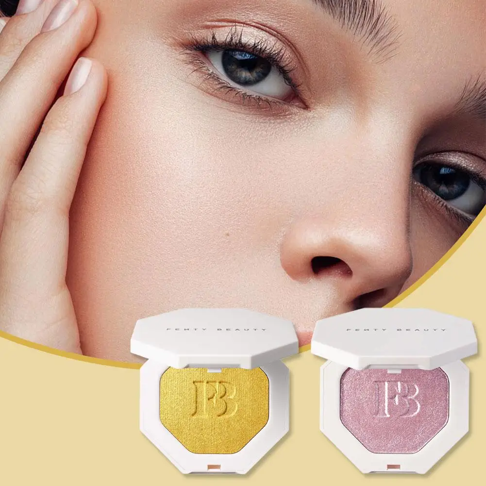 Puder rozświetlający 3D monochromatyczny 8g, rozświetlacz, marka własna, monochromatyczny, trójwymiarowy, rozjaśniający, naturalny makijaż twarzy.