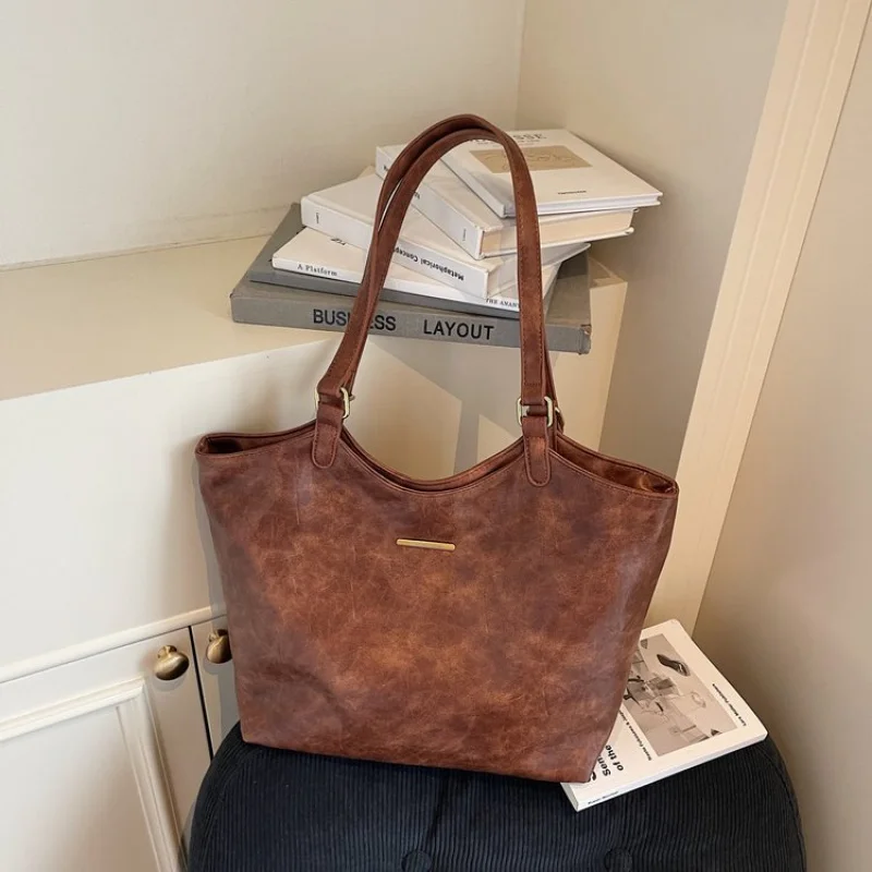 

Chic-elegant 2025 New Ladies Luxury Brand Leather Shoulder Bag Famous Designer Simple Popular Classic Premium​