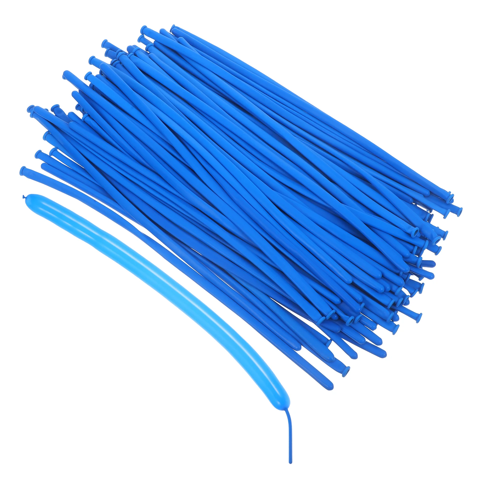 

100pcs Balloons Twisting Balloons Long Blue Latex Twisting Decorative Party Wedding Supplies Ornament Festival