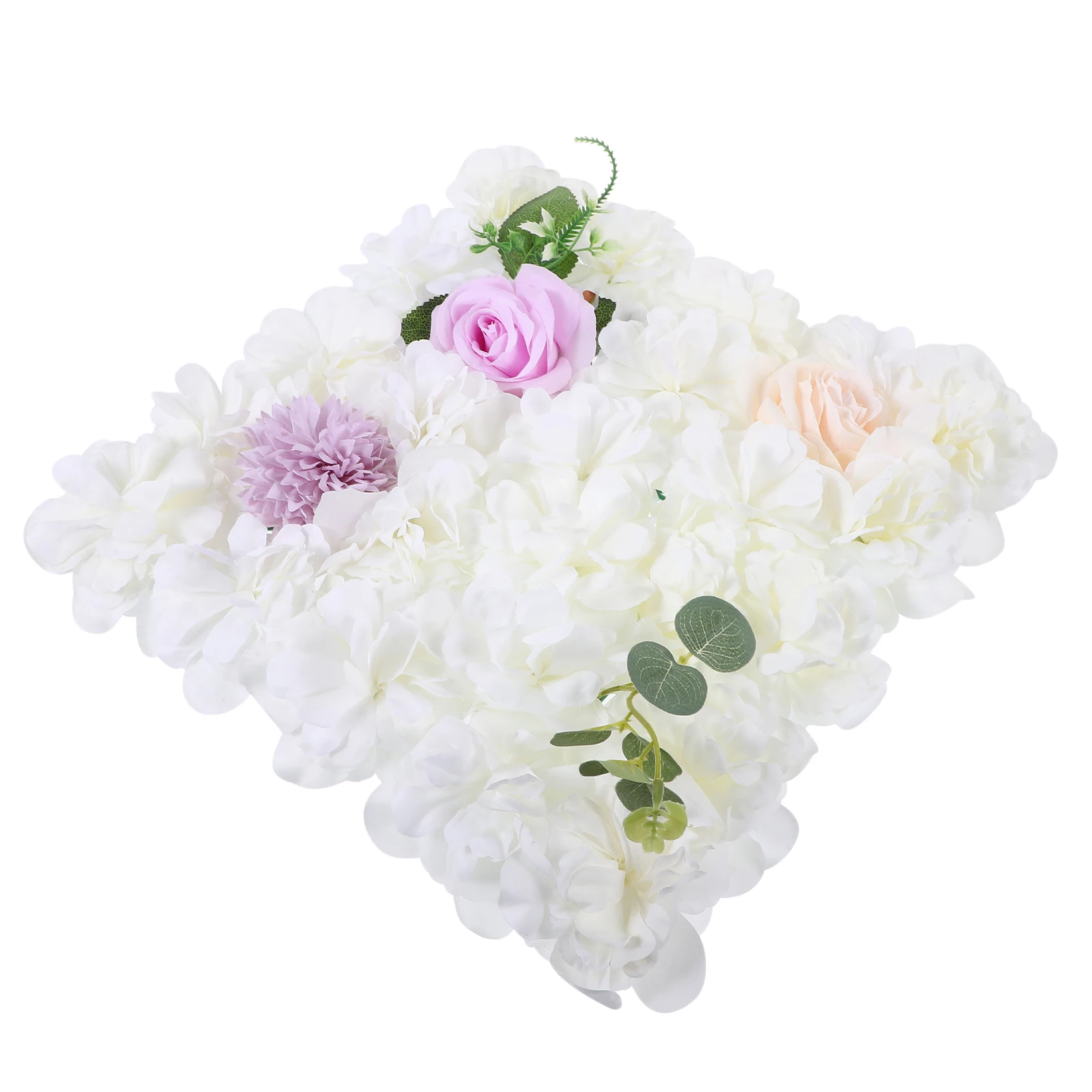 

Faux Silk Flower Wall For Wedding Backdrop Decoration Artificial Floral Panel Sturdy Natural Style Home Garden