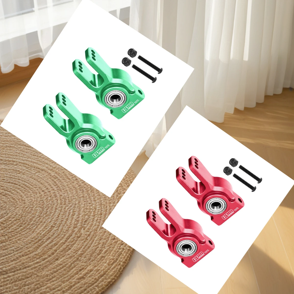 

GPM LOSI 1/10 Lasernut Tenacity Ultra 4 LOS03028 For Alu 7075 Rear Hub Set Larger Bearing