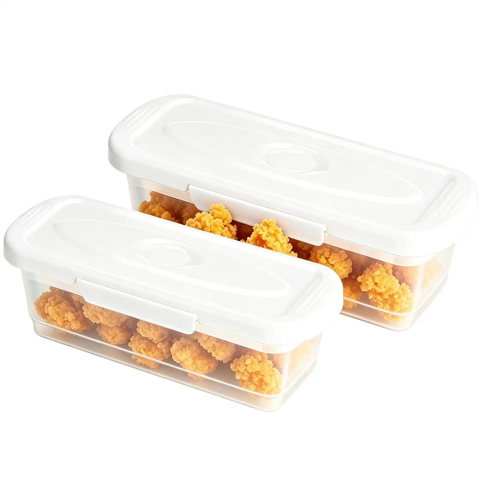 

Fish Batter Shaker 2 Piece Multifunctional Cooking Tools Breading Shaker Container For Chicken Wings Onion Rings Vegetables