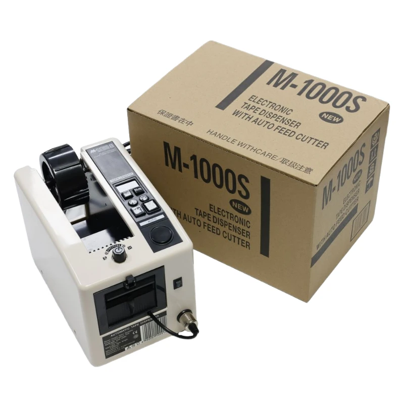 Nieuw type Automatische tapedispenser Elektrische plakbandsnijder Snijmachine Hoge temperatuur riemsnijder M-1000S