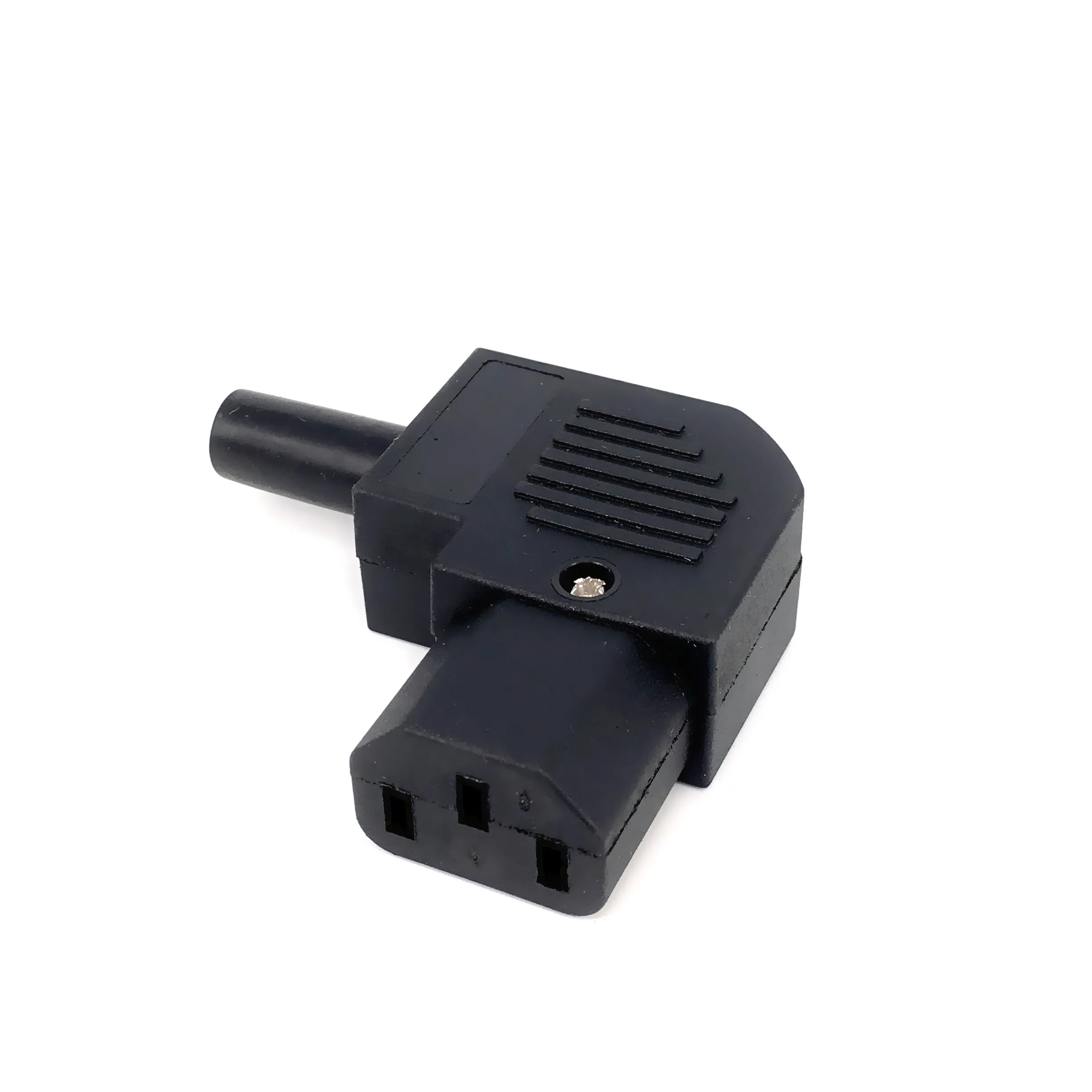 250 فولت 10a الكوع 90 درجة IEC320 C13 C14 PDU UPS السلكية مخرج طاقة تجميع تركيب موصل لوحة كهربائية وعاء التيار المتناوب المقبس التوصيل