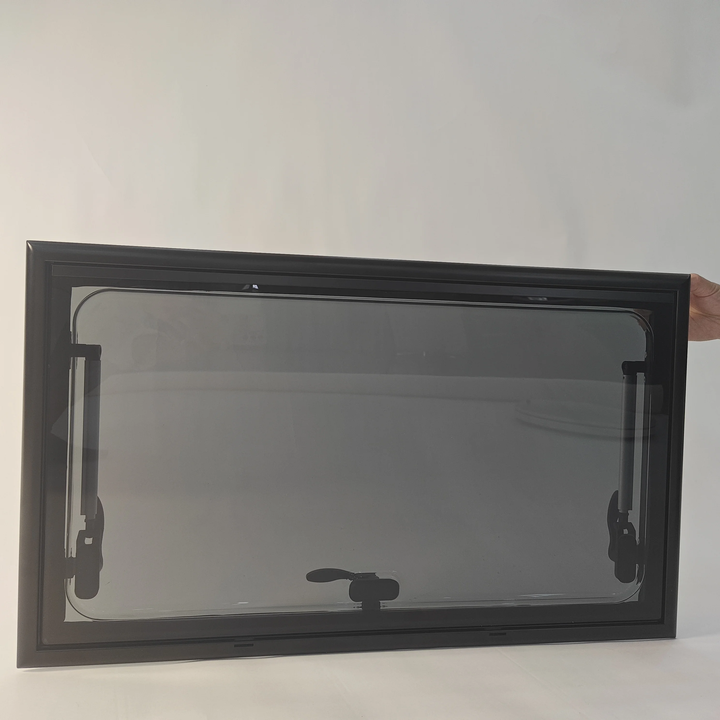 

Боковое окно для автодома, двойное остекление, УФ-стойкое акриловое окно для каравана с жалюзи и москитной сеткой, подходит для автодомов с толщиной стекла 25-50 мм