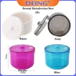 Dental Disinfection Box Heat-Resistant Net Basket Clean Immersion Case Soak Burs Block Drills Sterilization Case Dentistry Tools