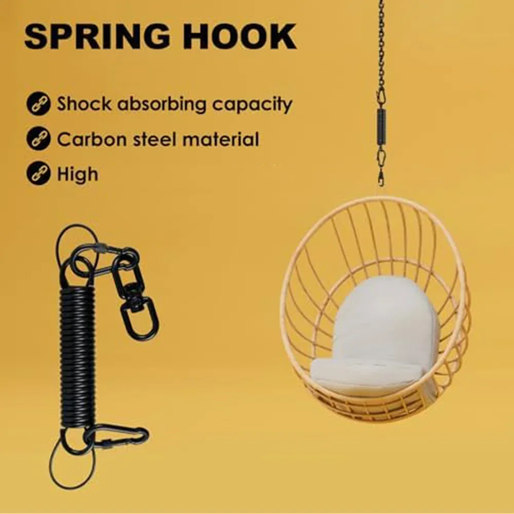 

1PC Chair Hanging Porch Swing Spring Heavy Duty Harness Spring For Sandbags Swings Hammocks Absorber Spring Tool