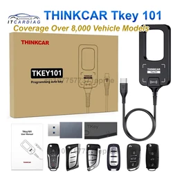 Programador de llave automática THINKCAR TKey 101 TKEY101 programa de lectura y escritura programador de llave remota inteligente Universal a juego antirrobo