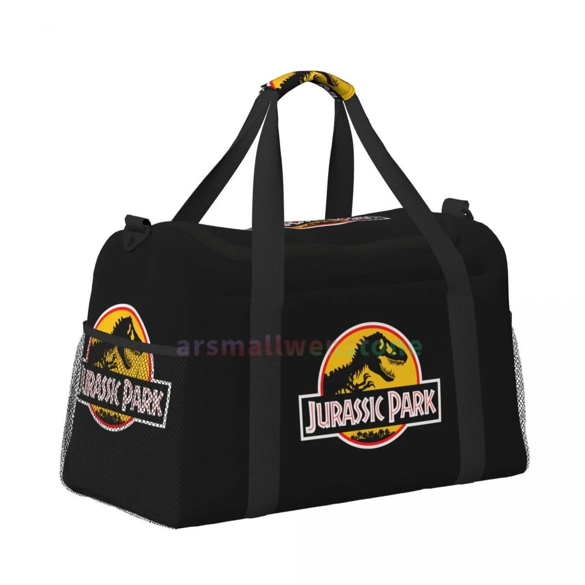 Jurassic Park Travel Duffel Bags Personalized Weekender Bag with Shoulder Strap Sport Gym Yoga Luggage Bag