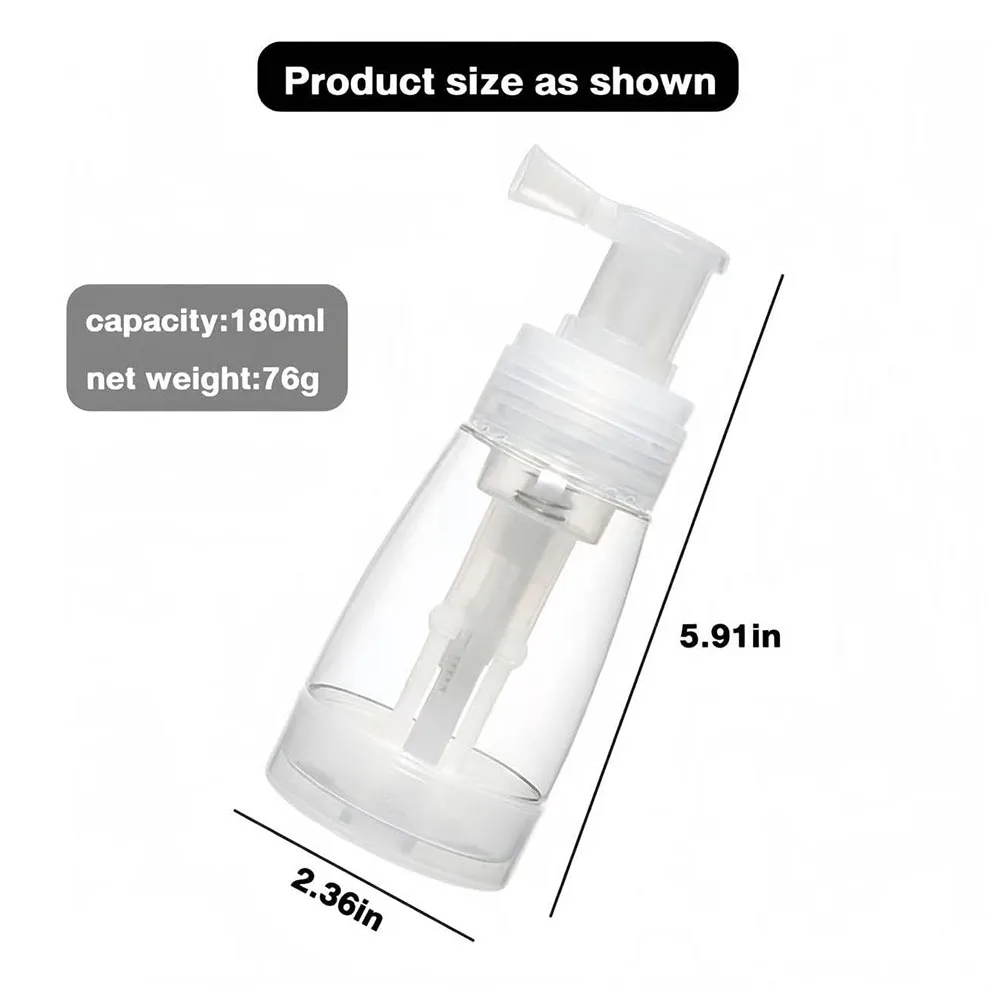 180ml Powder Atomizer Bottle Barber Talcum Emulsion Spray Travel Container Lotion Dispenser Rotate Bottle Salon Accessories