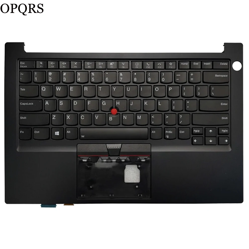 

NEW US Laptop keyboard FOR Lenovo Thinkpad E14 Gen 2 with palmrest upper cover TOP CASE PK131HJ1B09