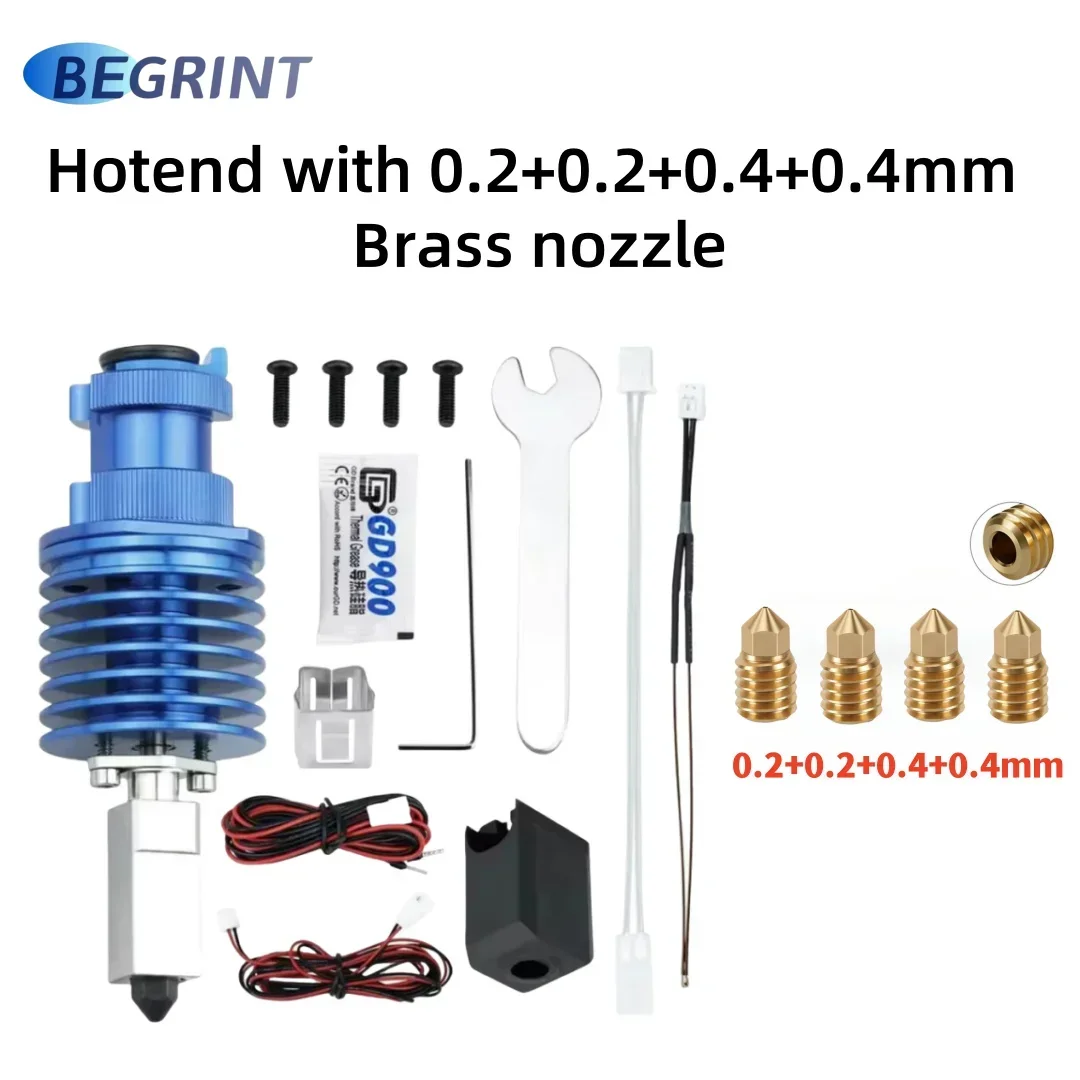 Upgrade TZ V6 2.0 Hotend Kit Hochgeschwindigkeitsdruckkopf für Ender 3/3 PRO/ VORON 2.4 Hi-End Extruder J-Kopf Prusa Ender 3 V2/CR10