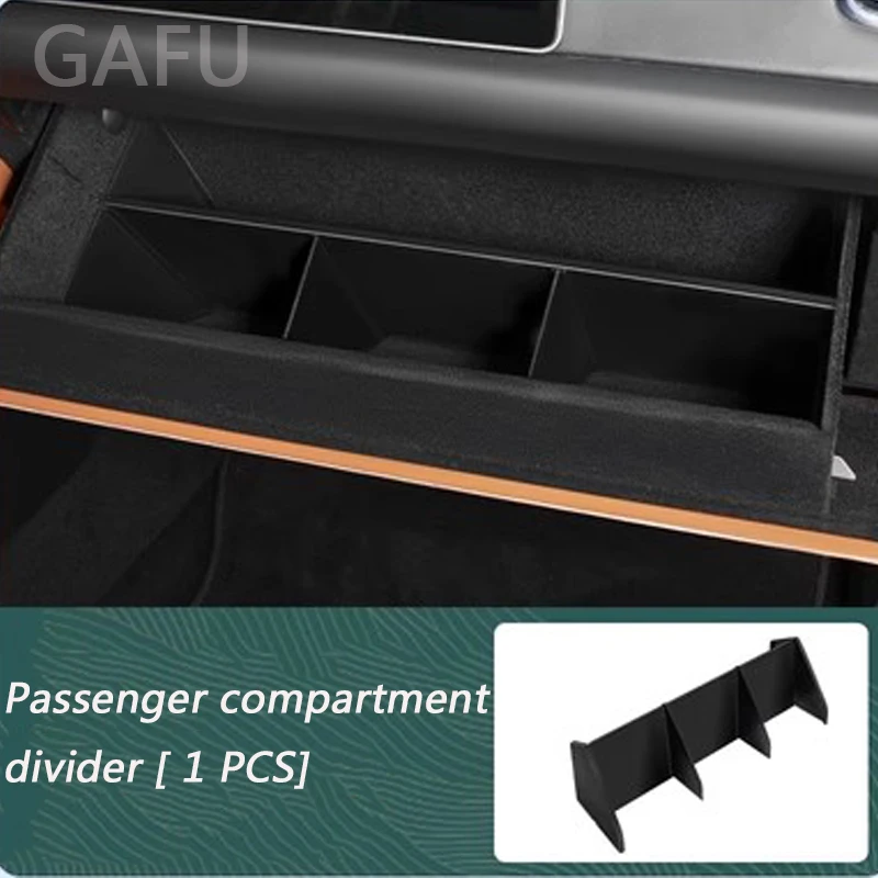 

For LEADING IDEAL LiXiang L7 L8 L9 Passenger compartment Storage box separator plate glove box Partition interior modification